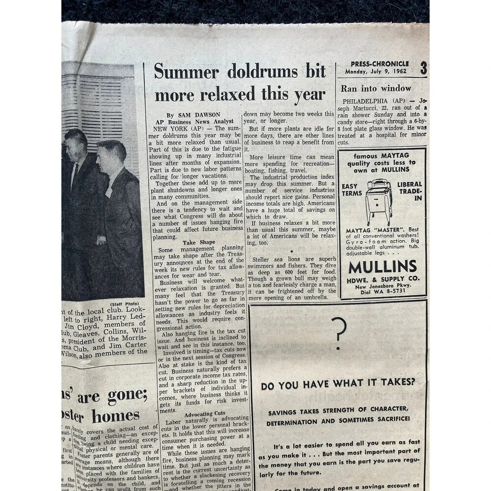1962 Operation Dominic US Tests 31 Nuclear Bombs, Original Vintage Newspaper, C
